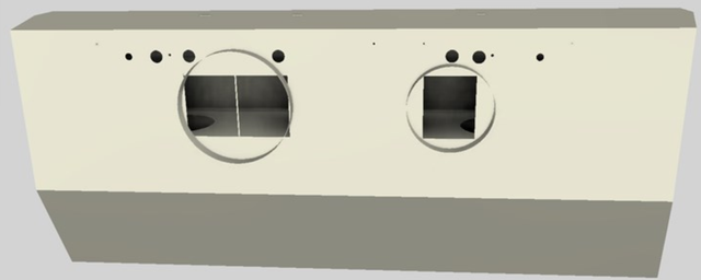 Vent-A-Hood® 54" Biscuit Wall Mounted Liner Insert-1