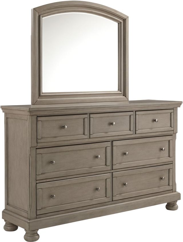 Signature Design by Ashley® Lettner Light Gray Dresser and Mirror-0