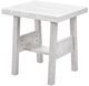 C R Plastics Tofino White End Table-0
