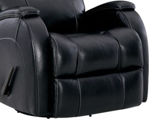 HomeStretch Phantom Black Manual Swivel Glider Recliner-3