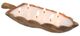A & B Home Brown/White Raffa Teak Soy Wax Candle-5