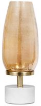 A & B Home Clear/Gold Hurricane Candle Holder-1