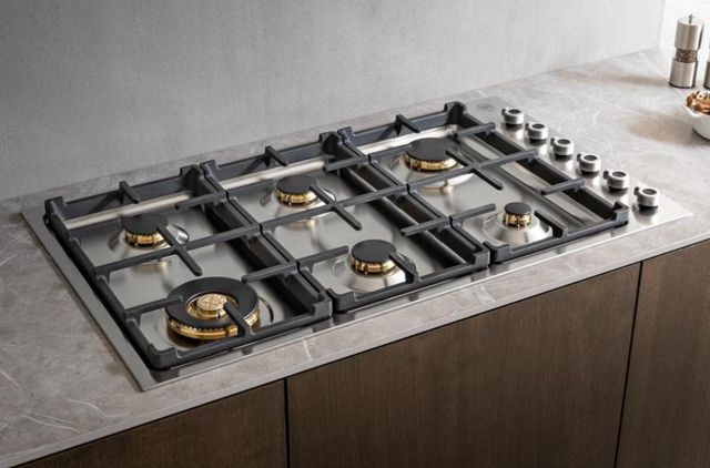 Bertazzoni Professional Series 36" Stainless Steel Gas Cooktop-3