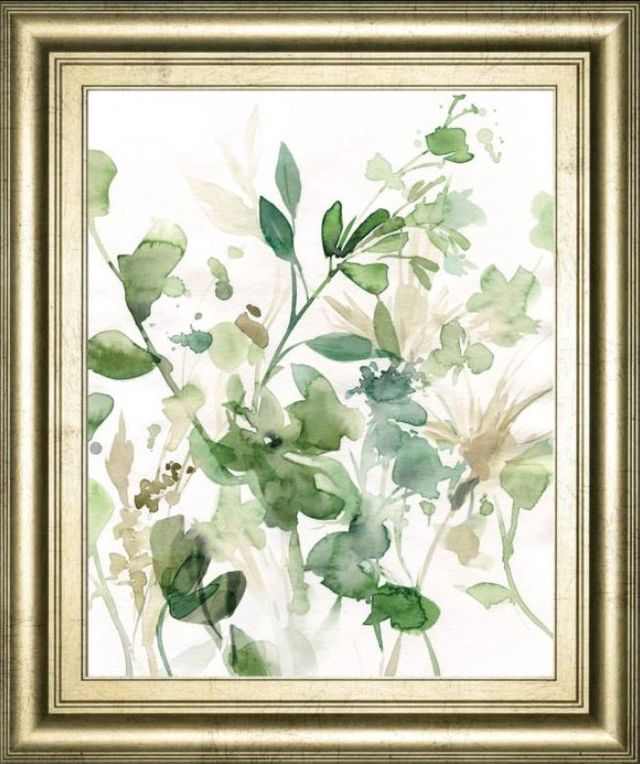 Classy Art Beige/Green Sage Garden I by Carol Robinson Wall Art-0