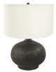 A & B Home Gray/White Round Table Lamp-0