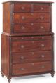 Durham Furniture Savile Row Victorian Mahogany Chest On Chest-0