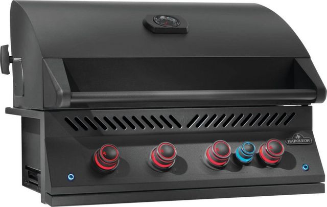 Napoleon 700 Series 5-Burner Matte Black Built In Natural Gas Grill with Infrared Rear Burner-8
