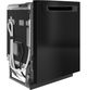 GE® ENERGY STAR® 24" Black Top Control Built-In Dishwasher with Sanitize Cycle-4