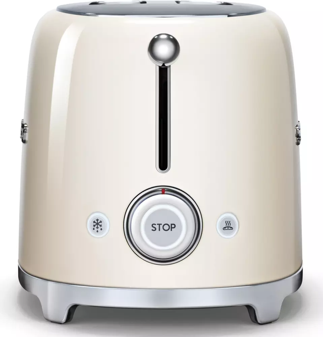 Smeg 50's Retro Style Cream 2 Slice Toaster-2