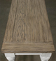 Riverside Furniture Southport Antique Oak/Smokey White Dining Bench-2