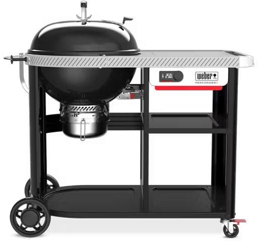 Weber® Performer™ 48" Black Premium Smart Freestanding Charcoal Grill-0
