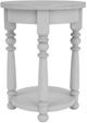 Riverside Furniture Winston Aged Cotton Round Chairside Table-0
