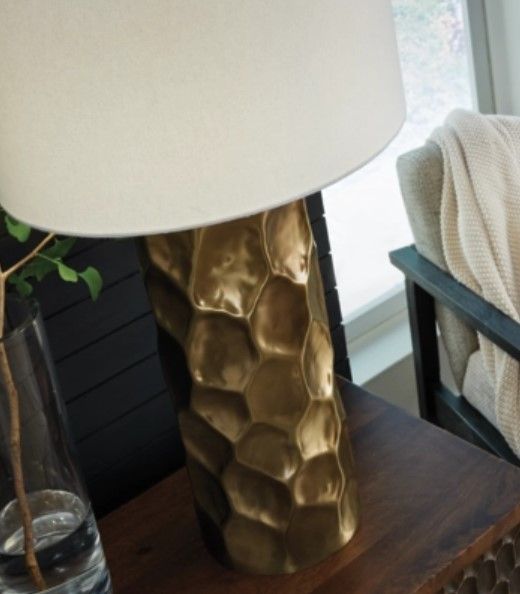 Signature Design by Ashley® Marshawn Gold Table Lamp-3