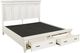 aspenhome® Caraway Aged Ivory California King Panel Storage Bed-2