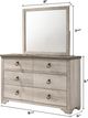 Crown Mark Patterson Beige Dresser-2