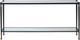 Uttermost® Javana Glass Top Console Table with Black Base-3