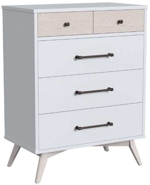 Westwood Design Rowan Ash Linen 4-Drawer Youth Chest-0