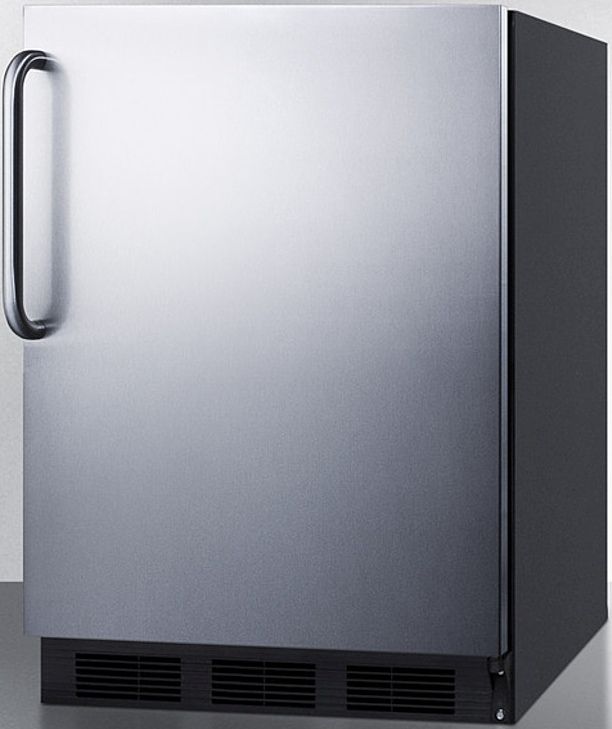Accucold® by Summit® 24" 5.5 Cu. Ft. Stainless Steel Compact Refrigerator-1