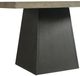 Elements International Jemma Gray Dining Table with Dark Espresso Base-3