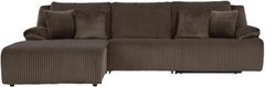 Signature Design by Ashley® Top Tier 3-Piece Chocolate Manual Reclining Left-Arm Facing Sectional and Chaise