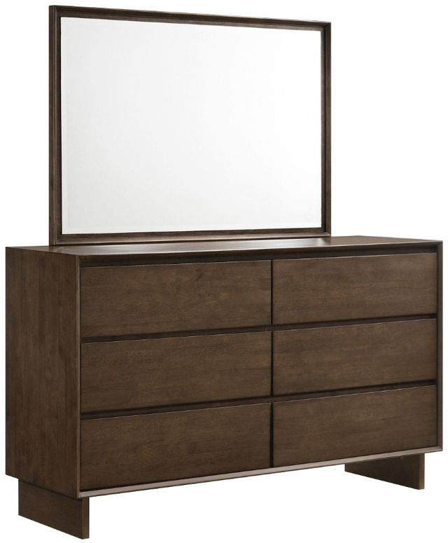 Coaster® Glenwood Warm Brown Dresser and Mirror-0