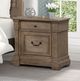 Furniture of America® Sheringham Weathered Gray Nightstand-1