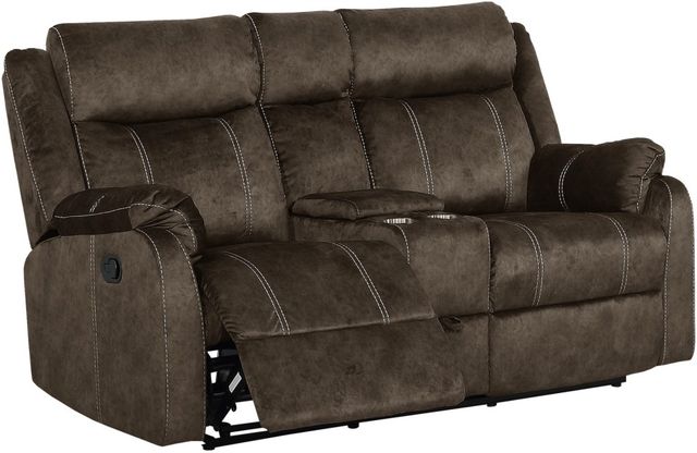 Global Furniture USA U7303 Domino Coffee Manual Reclining Loveseat-2