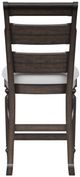 Bernards Bellamy Lane Coffee Ladder Back Counter Stool-4