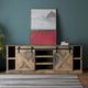 Legends Home Farmhouse Barnwood 85" TV Console-1