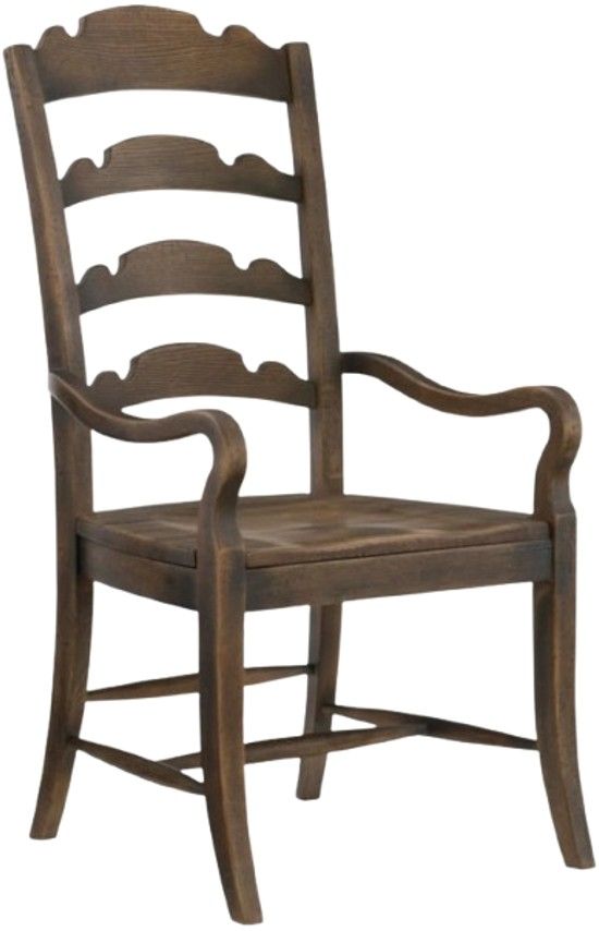Hooker® Furniture Hill Country Saddle Brown Dining Arm Chair-0