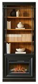 Martin Furniture Toulouse Aged Ebony Fireplace Bookcase-2