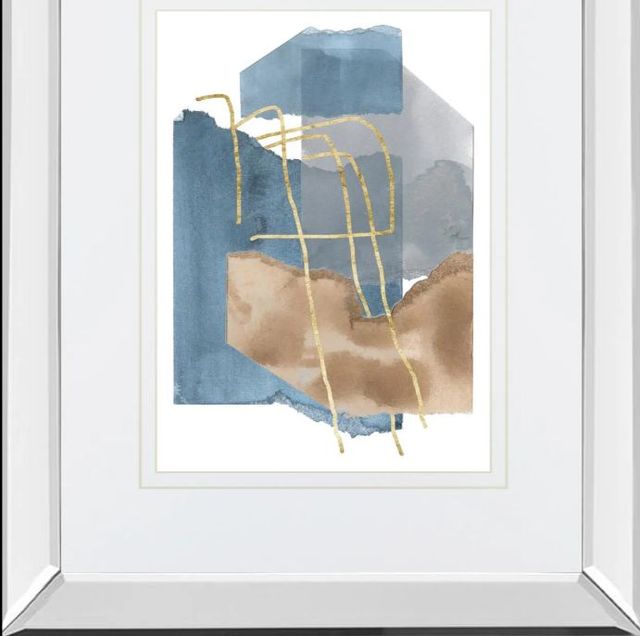 Classy Art Matter Dissolving III by Melissa Wang Mirror Framed Wall Art-1