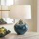 Uttermost® Corrine Deep Blue Table Lamp-1