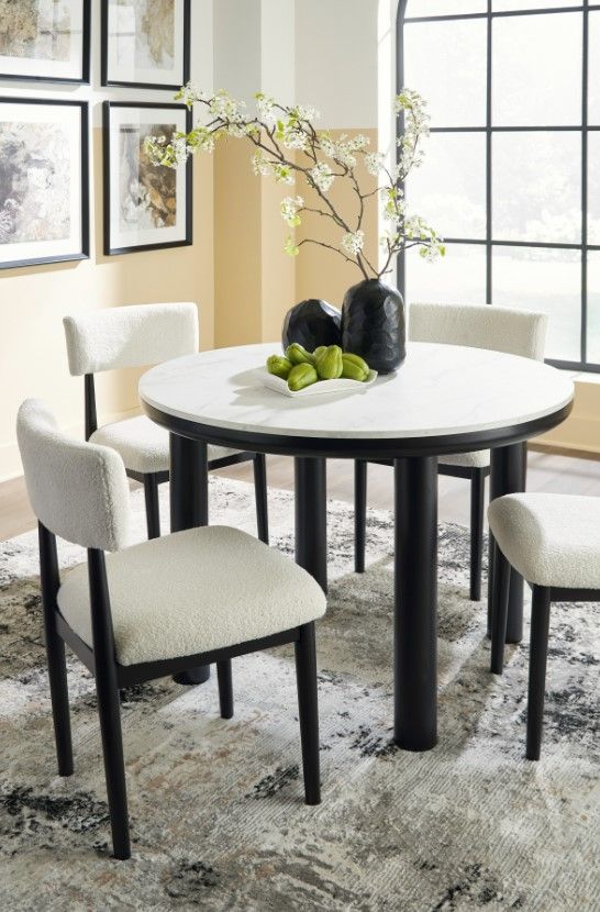 Signature Design by Ashley® Xandrum Black Dining Table-4