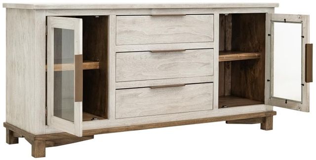 International Furniture Direct Golden Loft Gray Buffet-3