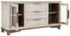 International Furniture Direct Golden Loft Gray Buffet-3