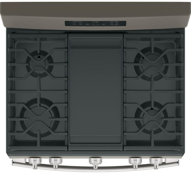 GE® 30" Fingerprint Resistant Slate Freestanding Gas Range-2