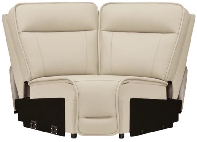 Signature Design by Ashley® Double Deal 5-Piece Almond Power Reclining L-Shape Sectional with Console-3