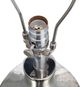 A & B Home Silver/White Round Table Lamp-4