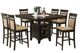 Coaster® Gabriel 7-Piece Brown Square Counter Height Dining Set-0