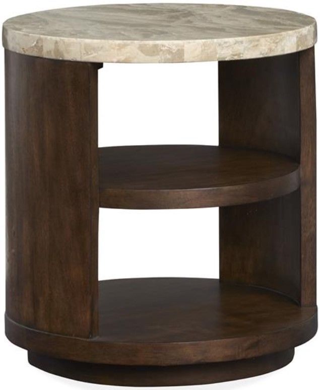 Magnussen Home® McPherson Burnt Umber End Table-0