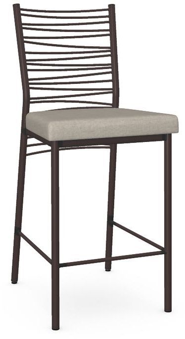 Amisco Crescent Non-Swivel Counter Stool-0