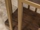 International Furniture Direct Onix Mahogany Brown Chairside Table-2