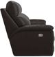 La-Z-Boy® Roman Chocolate Leather PowerRecline™ Two-Seat Sofa with Power Headrest-1