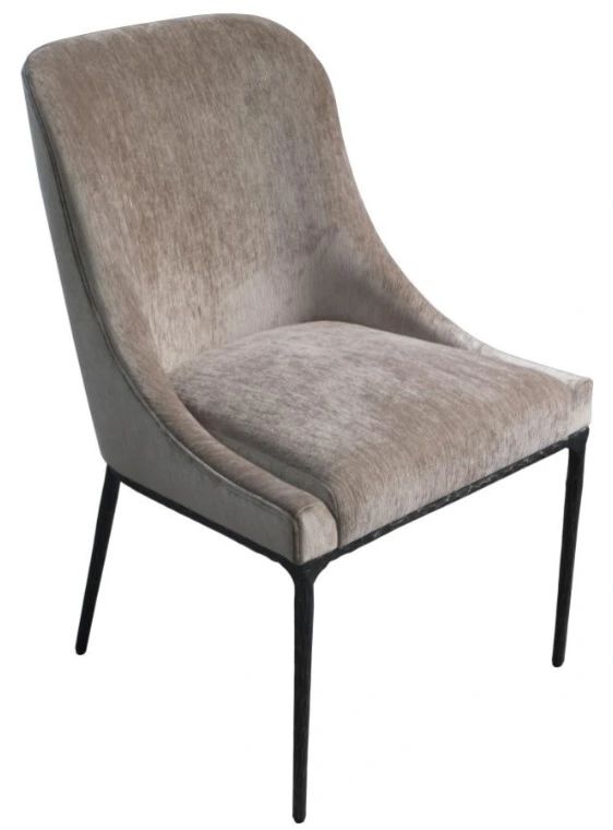 Nest Home Collections Freya Black/Boston Taupe Dining Chair-3