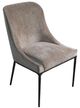 Nest Home Collections Freya Black/Boston Taupe Dining Chair-0