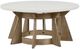 Liberty Furniture Berkley Square Linen Round Cocktail Table with Khaki Base-0