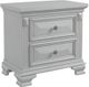 Elements International Calloway Grey Nightstand-0