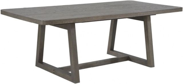 Winners Only® Sanford Gray Trestle Dining Table-0