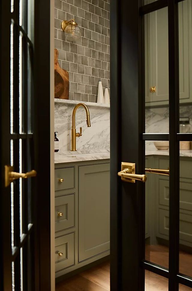 KOHLER® Edalyn™ by Studio McGee Vibrant Stainless Touchless Kitchen Sink Faucet with 3-Function Sprayhead-2